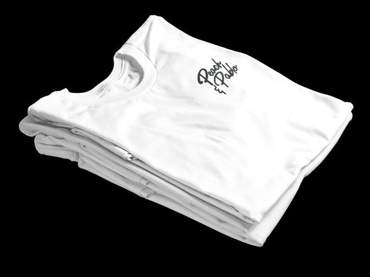 The Peach and Pablo Martini T-shirt - White